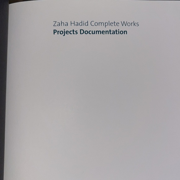 Zaha Hadid Projects Documentation The Complete Works EUC - Picture 3 of 7